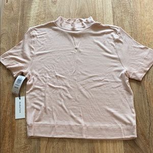 Babaton mock neck Aritizia short sleeve shirt